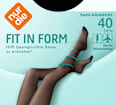 Hulahopke Fit in Form, 40 DEN, veličina 40 – 44 – crna nur die