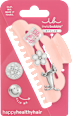 skřipec do vlasů bílý MYCLAW L Hug Me Baby invisibobble