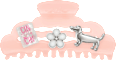 skřipec do vlasů bílý MYCLAW L Hug Me Baby invisibobble
