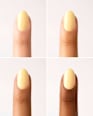 Künstliche Nägel Press Ons Short Round Lemon Sorbet Doonails