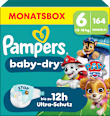 Windeln Baby Dry Gr.6 (13-18 kg) Limited Edition Paw Patrol, Monatsbox Pampers baby-dry
