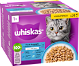 Nassfutter Katze Fischauswahl in Gelee, Multipack (24x85 g) Whiskas