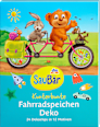 Geschenkset Kinder Ostern Fahrradspeichen-Deko 24tlg SauBär