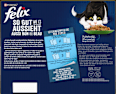 Nassfutter Katze, gemischte Vielfalt mit Gemüse in Gelee, Multipack (24x85g) Felix