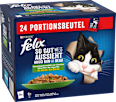 Nassfutter Katze, gemischte Vielfalt mit Gemüse in Gelee, Multipack (24x85g) Felix