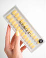 Künstliche Nägel, Soft Gel Press Ons Lemon Sorbet Short Round Doonails