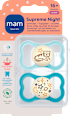 Schnuller Supreme Night 16+ Monate sortiert mam