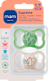 Schnuller Supreme grün/grau 6-16 Monate mam
