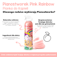 Koreańska pianka do kąpieli brzoskwinia Pianostworek Pink Rainbow briel