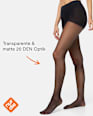Strumpfhose Goodbye Laufmaschen mandel Gr. 38/40, 20 DEN nur die