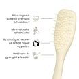 Kifésülő hajkefe Extra Gentle, hajhullásra és töredezésre hajlamos hajra, sárga Tangle Teezer