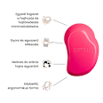 Kifésülő hajkefe Original, pink Tangle Teezer