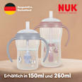 Trinklernflasche Perfect Match mit Strohhalm, Pinguin, 8+ Monate  NUK