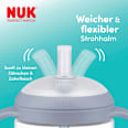 Trinklernflasche Perfect Match mit Strohhalm, Pinguin, 8+ Monate  NUK