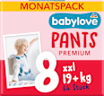 Premium pelene gaćice, vel. 8 (19+ kg) babylove