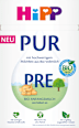 Anfangsmilch Pre PUR von Geburt an HiPP