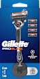 Aparat de ras PROGLIDE + suport + 4 rezerve Gillette