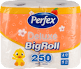 Deluxe Peach toalet papir 3-slojni Perfex