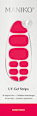 UV Nagelfolien Pediküre Watermelon  Maniko