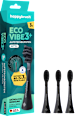 Aufsteckbürsten Eco Vibe 3+ schwarz happybrush