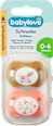 Schnuller Silikon symmetrisch 0-6 Monate sortiert babylove