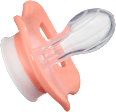 Schnuller Silikon symmetrisch, lila/rosa, Gr. 2, 5-18 Monate  babylove