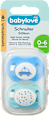 Symetrický silikónový cumlík - veľ. 1, 0 - 6 mesiacov babylove