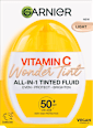 Fluid nuanțator cu SPF50+ și complex iluminator GARNIER