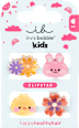 Haarklammern Clipstar Kids Glow Bloom  invisibobble