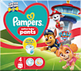 Гащички Paw Patrol, Размер 4 ( 9-15 kg) Pampers