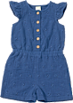 Overall aus Musselin mit Lochstickerei, blau, Gr. 122 ALANA