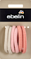 Elastici per capelli beige e rosa ebelin