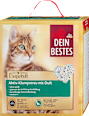 Pijesak za mačke s aktivnim ugljem i mirisom aloe vere Dein Bestes