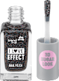 Nagellack Effect 040 Black Glitter trend !t up