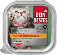 Nassfutter Katze junior reich an Huhn in Sauce Schale Dein Bestes