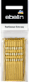 Gewellte Haarklemmen Extra lang gold ebelin