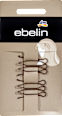 Fermagli a pettine mini marroni ebelin