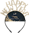 Haarreif Happy New Year gold ebelin