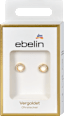 Ohrstecker vergoldet mit Glitzersteinchen (1 Paar) ebelin
