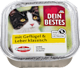 Nassfutter Katze mit Geflügel & Leber klassisch Dein Bestes