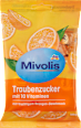 Hroznový cukor s 10 vitamínmi - pomaranč Mivolis