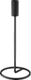 Kerzenhalter aus Metall, schwarz (H26cm) BOLTZE