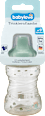Trinklernflasche grün, ab 9. Monat, 260 ml babylove