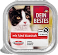 Nassfutter Katze mit Rind Dein Bestes