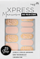 Folii autoadezive pentru unghii XPress Manicure 011 Sparkling Nude trend !t up