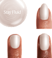 Nagellack Stay Fluid 990 Weiß essie