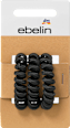 Haargummis Spirale schwarz/braun/beige ebelin