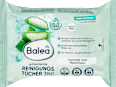 Osvežavajuće maramice za čišćenje lica, aloe vera, 3 u 1 Balea