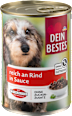 Nassfutter Hund reich an Rind in Sauce Dein Bestes