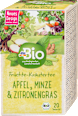 bio bylinný čaj máta, jablko & citronová tráva 20 ks dmBio